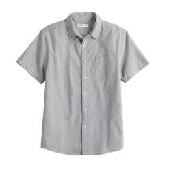 Men's Sonoma Goods For Life® Perfect Length Button-Down Shirt -Outdoor Clothing Sales 5358425 ALT5