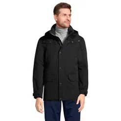 Men's Lands' End Expedition Down Winter Jacket -Outdoor Clothing Sales 5465022 Black