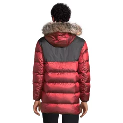 Men's Lands' End Down Wide Channel Hooded Parka -Outdoor Clothing Sales 5465028 ALT