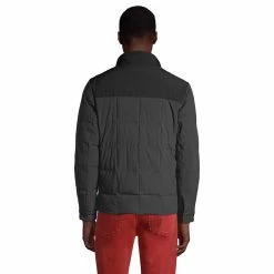 Men's Lands' End Quilted Stretch Down Jacket -Outdoor Clothing Sales 5465029 ALT
