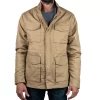 Men's Sonoma Goods For Life® Fleece-Lined Canvas Jacket -Outdoor Clothing Sales 5470842 Khaki