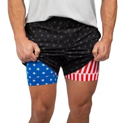 Men's Chubbies 7" Compression Lined Sport Shorts -Outdoor Clothing Sales 5471899 ALT