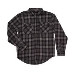 Men's Smith's Workwear Regular-Fit Plaid Two-Pocket Flannel Button-Down Shirt -Outdoor Clothing Sales 5496892 ALT5