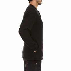 Men's Smith's Workwear Regular-Fit Sherpa Bonded Thermal Henley Pullover -Outdoor Clothing Sales 5496893 ALT2