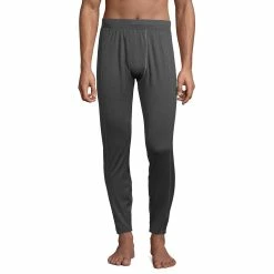 Men's Lands' End Expedition Baselayer Pants -Outdoor Clothing Sales 5499775 Steel Gray
