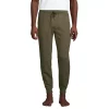 Men's Lands' End Waffle Jogger Pajama Pants 1 Men's Lands' End Waffle Jogger Pajama Pants -Outdoor Clothing Sales 5500525 Forest Moss