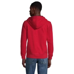 Big & Tall Lands' End Serious Sweats Flannel-Lined Full-Zip Hoodie -Outdoor Clothing Sales 5510868 ALT