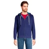 Big & Tall Lands' End Serious Sweats Flannel-Lined Full-Zip Hoodie -Outdoor Clothing Sales 5510868 Deep Navy Flannel
