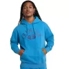 Men's Champion® Vintage Wash Varsity Fleece Hoodie -Outdoor Clothing Sales 5537009 Solar Wash Blue Jay