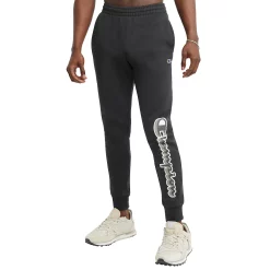 Men's Champion® Powerblend Fleece Joggers -Outdoor Clothing Sales 5537703 Black