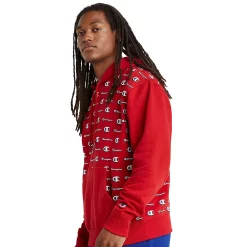 Men's Champion® Powerblend Fleece Hoodie -Outdoor Clothing Sales 5539215 ALT2