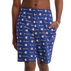 Men's Champion® 10-Inch Powerblend Fleece Shorts -Outdoor Clothing Sales 5539284 Little Script Valiant