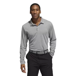 Men's adidas UPF Polo Shirt -Outdoor Clothing Sales 5546103 Grey Three Heather