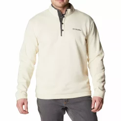 Men's Columbia Hart Mountain™ Half Snap Shirt -Outdoor Clothing Sales 5549594 Oatmeal Heather