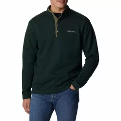 Men's Columbia Hart Mountain™ Half Snap Shirt -Outdoor Clothing Sales 5549594 Spruce