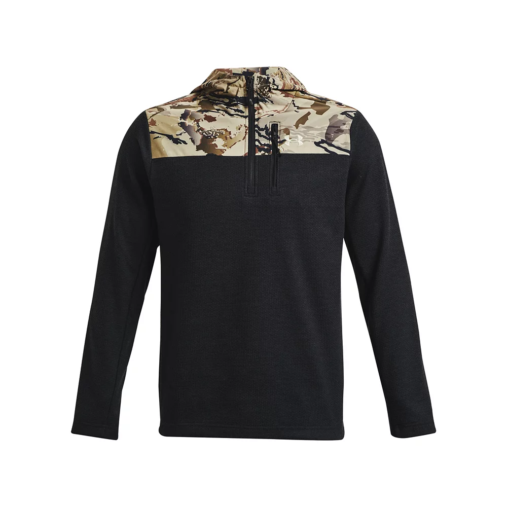 Men's Under Armour Specialist Grid Quarter Zip Hoodie 12 Men's Under Armour Specialist Grid Quarter Zip Hoodie - Image 10