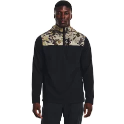 Men's Under Armour Specialist Grid Quarter Zip Hoodie 17 Men's Under Armour Specialist Grid Quarter Zip Hoodie -Outdoor Clothing Sales 5567935 Black