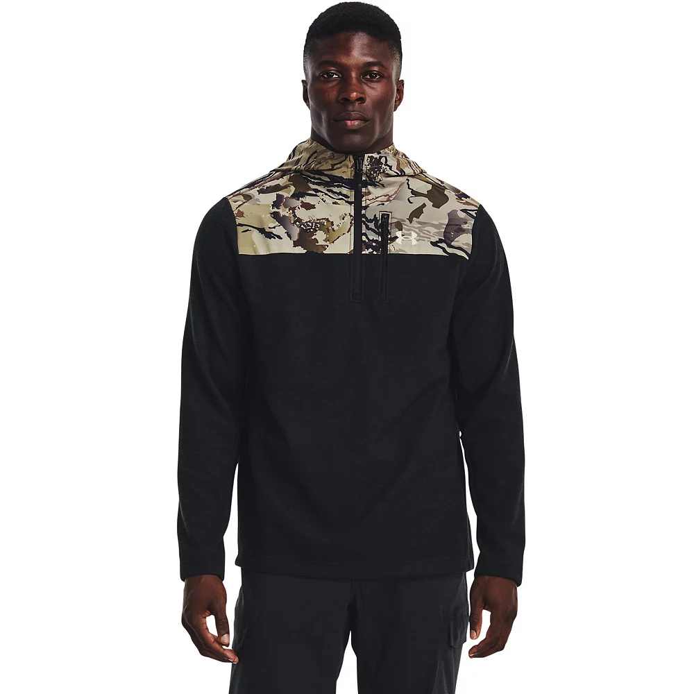 Men's Under Armour Specialist Grid Quarter Zip Hoodie 7 Men's Under Armour Specialist Grid Quarter Zip Hoodie - Image 5