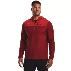 Men's Under Armour Specialist Grid Quarter Zip Hoodie 15 Men's Under Armour Specialist Grid Quarter Zip Hoodie -Outdoor Clothing Sales 5567935 Stadium Red