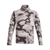Men's Under Armour Turbofleece Quarter Zip Pullover -Outdoor Clothing Sales 5567981 Pewter Camo