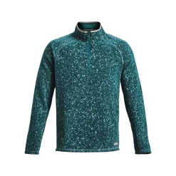 Men's Under Armour Turbofleece Quarter Zip Pullover -Outdoor Clothing Sales 5567981 Tourmaline Teal