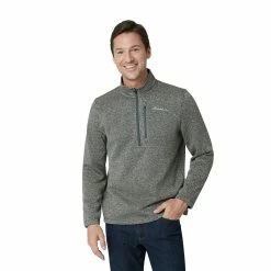 Men's Eddie Bauer Radiator Quarter Zip Pullover 15 Men's Eddie Bauer Radiator Quarter Zip Pullover -Outdoor Clothing Sales 5568115 Charcoal Grey