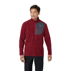 Men's Eddie Bauer Cloud Quarter Zip Pullover -Outdoor Clothing Sales 5568117 Berry