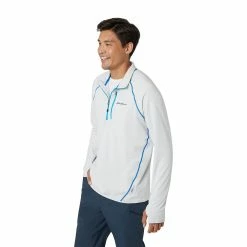 Men's Eddie Bauer Atlas Grid Quarter Zip Pullover -Outdoor Clothing Sales 5568119 ALT2