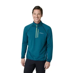 Men's Eddie Bauer Atlas Grid Quarter Zip Pullover -Outdoor Clothing Sales 5568119 Dark Teal