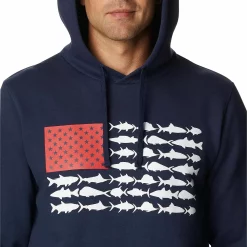 Men's Columbia PFG™ Fish Flag II Hoodie -Outdoor Clothing Sales 5569396 ALT2
