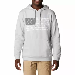 Men's Columbia PFG™ Fish Flag II Hoodie -Outdoor Clothing Sales 5569396 Cool Grey