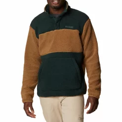 Men's Columbia Rugged Ridge™ Sherpa Half-Snap Jacket -Outdoor Clothing Sales 5570554 Spruce Delta