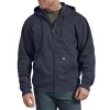 Men's Dickies Fleece Zip-Front Hoodie -Outdoor Clothing Sales 5580235 Dark Navy