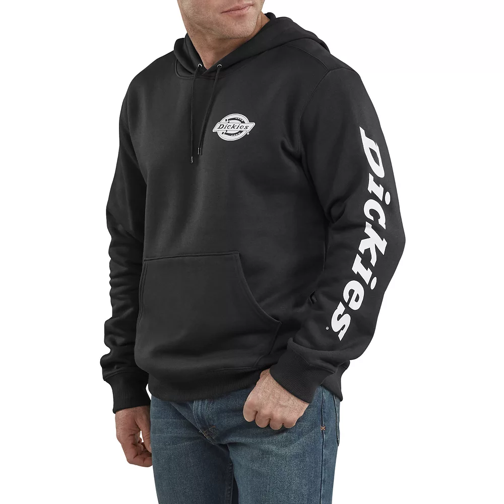 Men's Dickies Sleeve Logo Fleece Pullover Hoodie 4 Men's Dickies Sleeve Logo Fleece Pullover Hoodie - Image 2