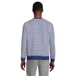Men's Lands' End Serious Sweats French Terry Crewneck Sweatshirt -Outdoor Clothing Sales 5582142 ALT