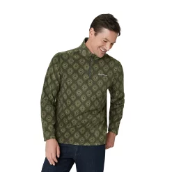 Men's Eddie Bauer Venture Fleece Quarter Zip Pullover -Outdoor Clothing Sales 5583104 Loden