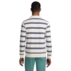 Big & Tall Lands' End Serious Sweats Striped French Terry Quarter-Zip Polo 6 Big & Tall Lands' End Serious Sweats Striped French Terry Quarter-Zip Polo -Outdoor Clothing Sales 5583155 ALT