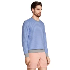 Big & Tall Lands' End Serious Sweats Crewneck Sweatshirt -Outdoor Clothing Sales 5583157 ALT2