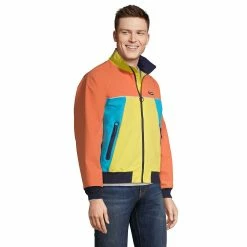Big & Tall Lands' End Lightweight Colorblock Squall Jacket -Outdoor Clothing Sales 5583251 ALT2