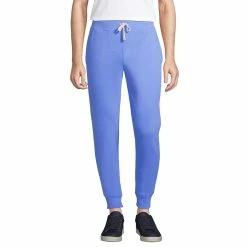 Big & Tall Lands' End Serious Sweats Jogger Pants -Outdoor Clothing Sales 5583377 Chicory Blue