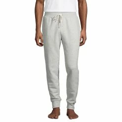 Big & Tall Lands' End Serious Sweats Jogger Pants -Outdoor Clothing Sales 5583377 Gray Heather