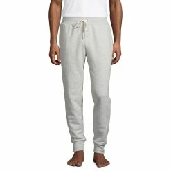 Big & Tall Lands' End Serious Sweats Jogger Pants -Outdoor Clothing Sales 5583577 Gray Heather