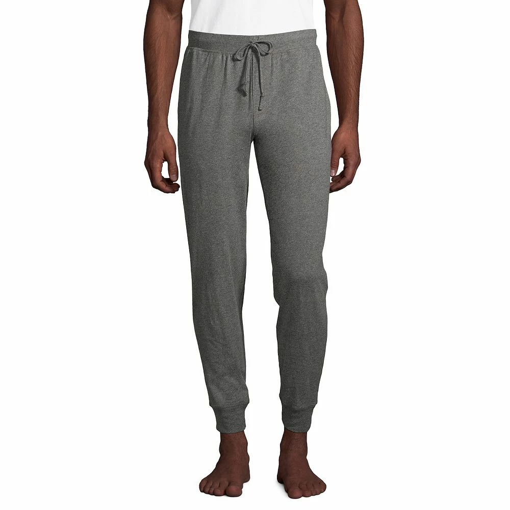Big & Tall Lands' End Knit Jersey Jogger Pajama Pants 5 Big & Tall Lands' End Knit Jersey Jogger Pajama Pants - Image 3