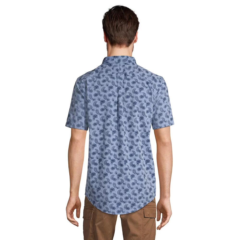 Big & Tall Lands' End Traditional-Fit Chambray Button-Down Shirt 4 Big & Tall Lands' End Traditional-Fit Chambray Button-Down Shirt - Image 2