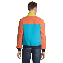 Big & Tall Lands' End Lightweight Colorblock Squall Jacket -Outdoor Clothing Sales 5584463 ALT
