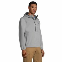 Big & Tall Lands' End Hooded Softshell Jacket -Outdoor Clothing Sales 5584466 ALT2