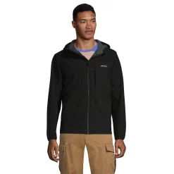 Men's Lands' End Softshell Hooded Jacket 9 Men's Lands' End Softshell Hooded Jacket -Outdoor Clothing Sales 5585265 Black