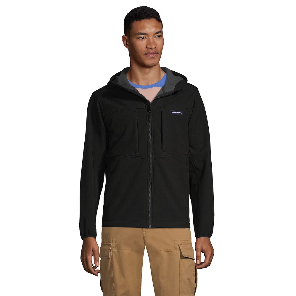 Men's Lands' End Softshell Hooded Jacket 4 Men's Lands' End Softshell Hooded Jacket - Image 2