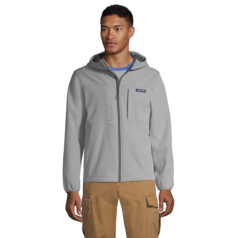 Men's Lands' End Softshell Hooded Jacket 3 Men's Lands' End Softshell Hooded Jacket