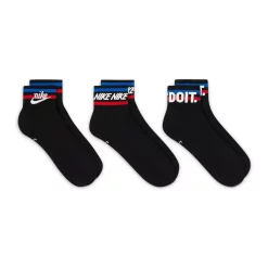 Men's Nike 3-Pack Everyday Essential Ankle Socks -Outdoor Clothing Sales 5593524 ALT
